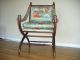 Fine Faux Bamboo Campaign Chair X Base Directoire Curule 1900-1950 photo 8