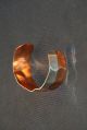 Lillian Vernon Modernist Sterling Silver & Copper Bimorfic Cuff Brutalist Cuff Mid-Century Modernism photo 3