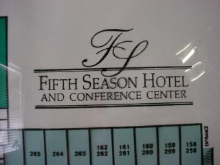 Too Cool Marque Map Fifth Seasons Hotel Mid Century Mod photo