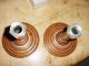 Mid Century Modernist Candle Holders Jere Era Sculpted Mid-Century Modernism photo 5