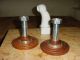 Mid Century Modernist Candle Holders Jere Era Sculpted Mid-Century Modernism photo 7
