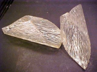 Cool Large Lucite Prisms 10.  5 