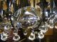 Oscar Torlasco Chrome Murano Glass Discs Chandelier 60s Mod Italian Chandeliers, Fixtures, Sconces photo 8