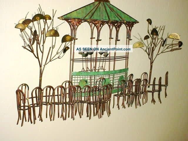 Signed Jere Large Wall Sculpture Victorian Bandstand Mid-Century Modernism photo