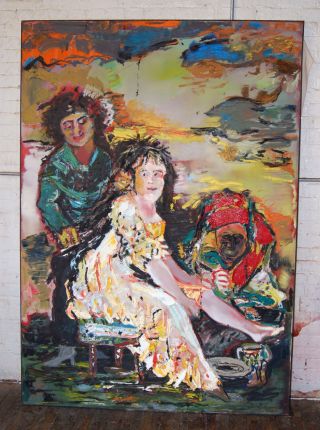 Large French Abstract Madame De Bourbon - Conti Noel Nicolas Coypel Contemporary photo