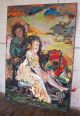 Large French Abstract Madame De Bourbon - Conti Noel Nicolas Coypel Contemporary Mid-Century Modernism photo 1