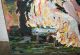 Large French Abstract Madame De Bourbon - Conti Noel Nicolas Coypel Contemporary Mid-Century Modernism photo 5