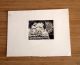 Ooak Antique Midcentury Modern Artist Mildred S.  Goldman Etching Art Mid-Century Modernism photo 1