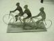 Cool Unusual Signed Jere Bicycle Riders Table Sculpture Mid-Century Modernism photo 10