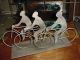 Cool Unusual Signed Jere Bicycle Riders Table Sculpture Mid-Century Modernism photo 5