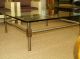 Oversized Chrome Faux Bamboo Coffee Table Post-1950 photo 5