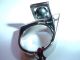 Italian Made Stainless Heavy Modernist Ring Triangled Mid-Century Modernism photo 6