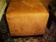Hollywood Regency Modern Pouffe Bench Stool Suede Cool Post-1950 photo 2