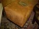 Hollywood Regency Modern Pouffe Bench Stool Suede Cool Post-1950 photo 3