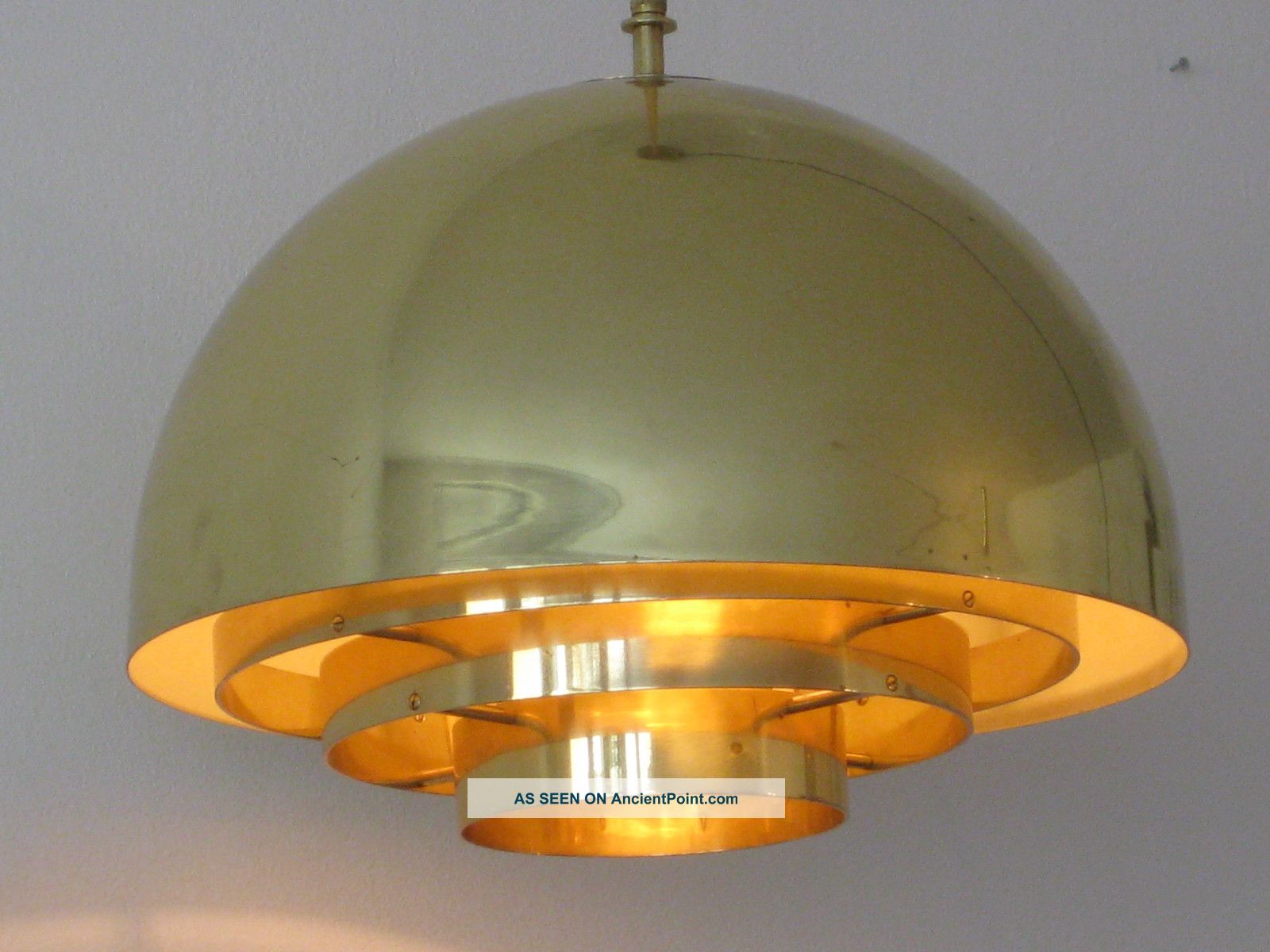 Fog & Morup Large Pendant Lamp ' Milieu ' Jo Hammmerborg 1973 Denmark Lyfa Mid-Century Modernism photo
