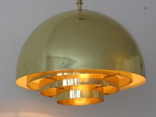 Fog & Morup Large Pendant Lamp ' Milieu ' Jo Hammmerborg 1973 Denmark Lyfa photo