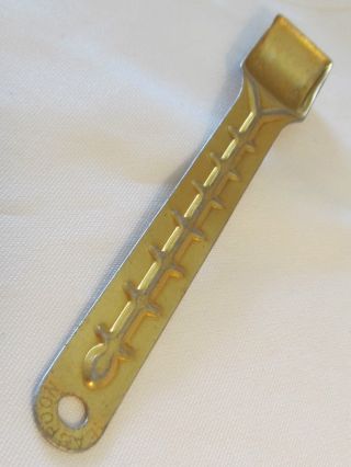Mid - Century Usa Modern Anodized Aluminum Copper Colored Measure 1 Teaspoon Spoon photo