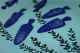 Rare Vtg Ca Artist Paul Alexander Label Modern Charger Enamel Copper Dish Blue Mid-Century Modernism photo 4