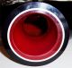 Mid Century Art Glass Flask Vase Cased Marbled Strata Blown Artist Signed Huge Mid-Century Modernism photo 2