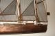 Mid Century Artist Curtis Jere Signed Wall Sculpture Art Metal Schooner Ship Mid-Century Modernism photo 4