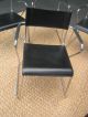 6 Gastone Rinaldi Chrome And Leather Chairs Selig? Mid Century Emaculate Mid-Century Modernism photo 1
