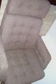 Midcentury Modern Oak Wood Base Highback Brown Cushion Retro Swivel Office Chair Mid-Century Modernism photo 6