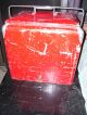 Midcentury Modern Progress Manufacturing Coca Cola Red Cooler Metal Drink Box Mid-Century Modernism photo 7