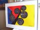 Midcentury Modern Framed Alexander Calder Art Print Of Autumn Spirals Mid-Century Modernism photo 5