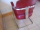 Midcentury Automatic Modern Breuer Design Naugahyde Chrome Cantilever Chair Mid-Century Modernism photo 10