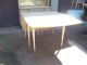 Midcentury Modern Blonde Oak Retro Dining Room Table & 6 Chairs With China Hutch Mid-Century Modernism photo 5