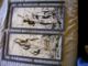 Midcentury Modern Moorish Reverse Painting On Gold Glitter Glass Frame Mid-Century Modernism photo 9