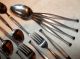 46 Pcs.  Stanley Roberts Spartan Mid - Century Danish Modern Stainless Flatware Mid-Century Modernism photo 6