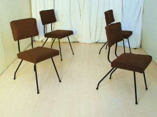 Mid Century Modern George Nelson Herman Miller Dining Chairs Case Study Eames photo
