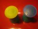 Mid Century Space Age Atomic Abstract Tupperware Salt Pepper Jars Rare Mid-Century Modernism photo 2