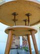 Mid Century Modern Two Tier Formica Table W/wooden Legs Post-1950 photo 10