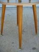 Mid Century Modern Two Tier Formica Table W/wooden Legs Post-1950 photo 7