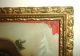 Orig 1906 1/2 Yard Long Little Victorian Girl&holly Branches,  Ornate Wood Frame Picture Frames photo 5