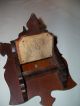 Victorian Wall Match Box Holder Striker Wooden Victorian photo 2