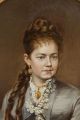 19thc Antique John L Harding O/c Portrait Oil Painting Young Victorian Woman Victorian photo 4