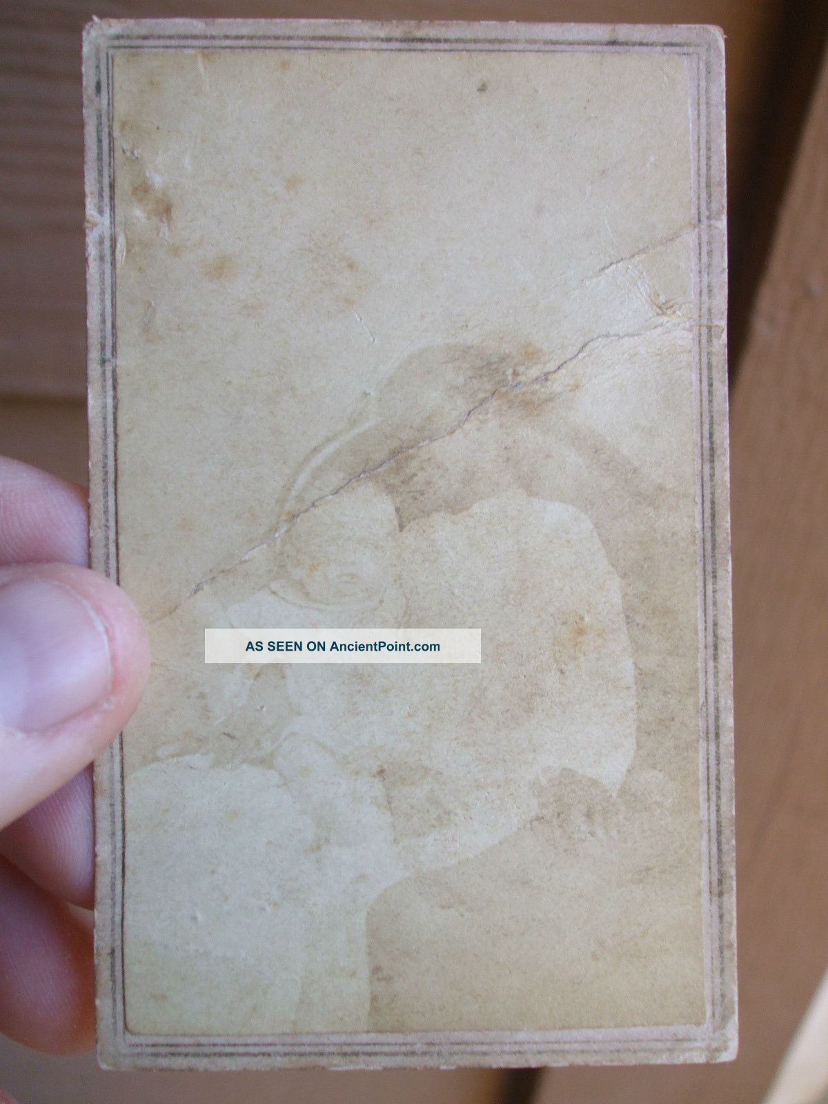 Authentic 19thc Cdv Photo Of A Black Servant / Slave ? Holding White Infant Baby Victorian photo