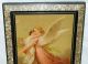 Victorian 1880 ' S Guardian Angel & Child Print Eastlake Faux Marble Old Frame Picture Frames photo 4