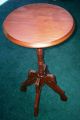 1870 ' S Table - Dog Head (with Long Tongue) Fern Stand - Solid Walnut - Gorgeous 1800-1899 photo 1