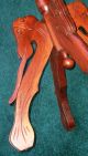 1870 ' S Table - Dog Head (with Long Tongue) Fern Stand - Solid Walnut - Gorgeous 1800-1899 photo 4