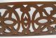 Antique Victorian Fretwork Style Pierce Carved Wall Pocket Victorian photo 3