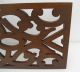 Antique Victorian Fretwork Style Pierce Carved Wall Pocket Victorian photo 4