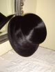 Antique 1900s Gentlemans Black Silk Top Hat Victorian photo 2