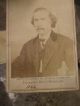 Rare Pair 1860/70 ' S Macon Georgia Cdv Photos Of A Named Man Ht Vardell Victorian photo 2