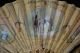 Antique Victorian Hand Painted Faux Ivory Fan - Reduced Victorian photo 7