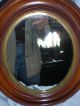 Antique Victorian Walnut Deepwell Oval Mirror With Stand - Up Back Mirrors photo 2
