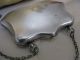 Antique Victorian Edwardian Art Nouveau G Silver Sleek Classic Coin Clam Purse Victorian photo 2